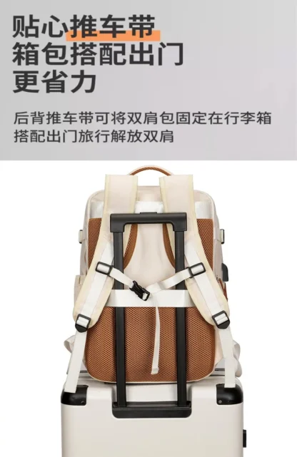 Travel Backpack 40x20x30 Cabin Plane Waterproof Expandable Weekender Laptop With USB Port Ryanair Carry-On Women Men Backpack - Image 16