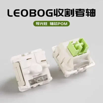 LEOBOG Reaper Linear Switch 5 Pin 45gf RGB Hot Swap Pom Stem Switches for Mx Custom Mechanical Keyboard Factory Lubed Compatible - Image 7