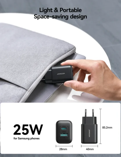 JOYROOM PD 25W USB Charger Type C Fast Charging Adapter USB-A+USC-C Portable Travel Wall Charger For iphone 16 15 14 Samsung - Image 10