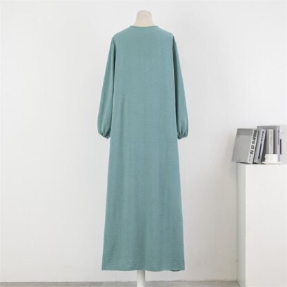 Spirng Autumn Full Sleeve Casual Plus Size Dress Women Loose Maxi Dresses Female Oversize Long Dresses Vestidoes Fit 120KG - Image 14