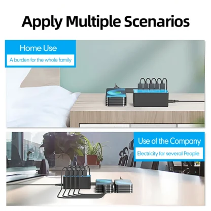 USB Charging Station 150W 30-Port Multi Device Charger Fast Charging Station for Multiple Devices Phone Watch Pad Speakers - Image 12