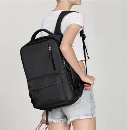 Customized commuting large capacity backpack with dry and wet separation storage, mommy travel bag, short distance business trip - Image 29