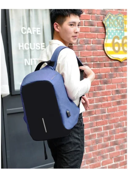 Anti-theft Backpack Bag 15.6 Inch Laptop Men Mochila Male Waterproof Back Pack Backbag Large Capacity School Backpack Designer - Image 30