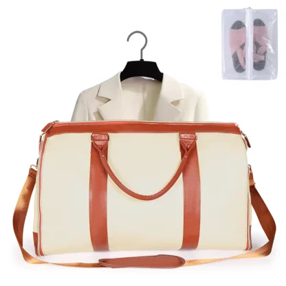 New Foldable Handbag Women's Travel Clothes Totes Large Capacity Luggage Handbag Sport Outdoor Fitness Multi Function Organizer - Image 9