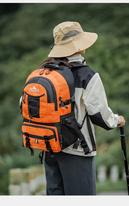 Travel backpack 40L waterproof lightweight outdoor hiking, men's and women's camping backpack - Image 25