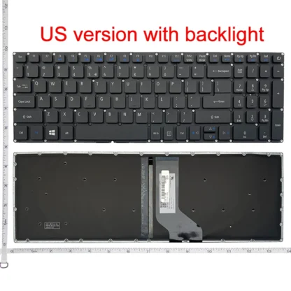 US/UK/RU/SP/FR Laptop Keyboard For Acer E15 A315-21 A315-31 A315-41 A315-51 A315-53G A315-56 A515-51/G A615-51 A715-71G - Image 13