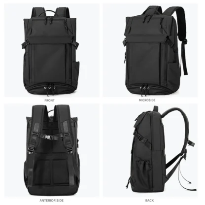 Business Backpack Shoes Pocket Men Outdoor Travel Duffel Short Trip Luggage Bag Commuting Laptop Computer College Schoolbag - Image 4