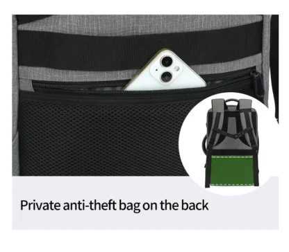 Versatile commuting backpack: waterproof fabric+carrying system, preferred for daily and short distance travel - Image 14