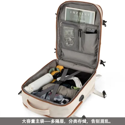 Travel Backpack 40x20x30 Cabin Plane Waterproof Expandable Weekender Laptop With USB Port Ryanair Carry-On Women Men Backpack - Image 14