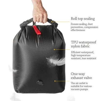 Reusable Vacuum Bags for Travel Waterproof Folding Vacuum Compression Bag Space Saver Dustproof Luggage Vacuum Storage Bag - Image 2