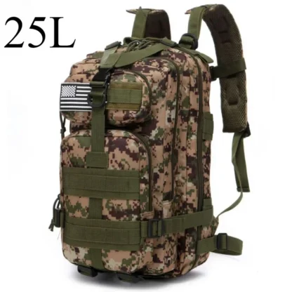 25L/50L Tactical Backpack Molle Bag Outdoor Bags Backpack for Hiking Camping Trekking Hunting Fishing GYM Bags Backpacks - Image 10