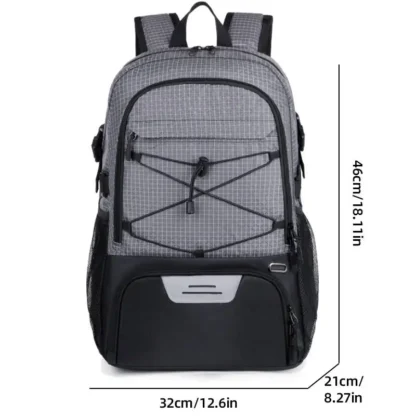 Sports Basketball Backpack Commuting Hiking Trekking Camping Bag Shoes Pocket Outdoor Travel Soccer Gym Football Schoolbag - Image 11