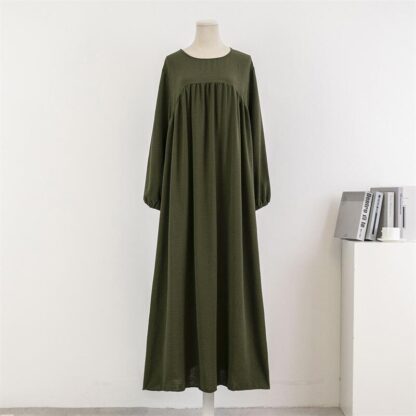 Spirng Autumn Full Sleeve Casual Plus Size Dress Women Loose Maxi Dresses Female Oversize Long Dresses Vestidoes Fit 120KG - Image 25