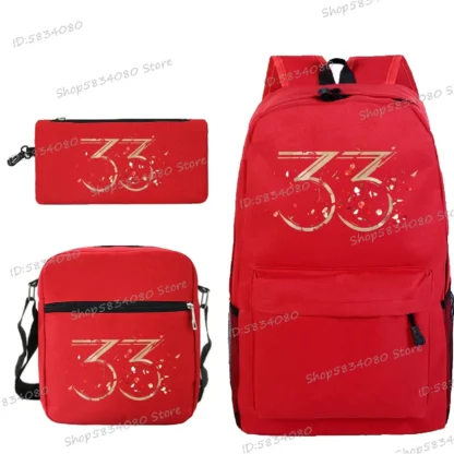3pcs/Set Backpack for Men Women Clair Obscur Expedition 33 Merch School Bags Game Lovers Gift Backpacks for College Students - Image 19