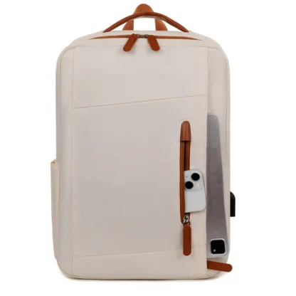 New 2025 Spring Business Travel Backpack for Men Women - Waterproof Laptop Backpack Large Capacity Multi-Functional Shoulder Bag - Image 8