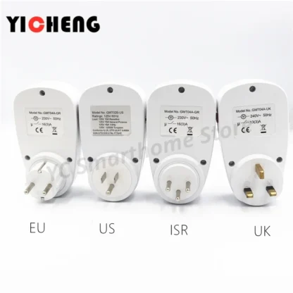 Temporizado 24 Hours Plug-in Timer mechanical  timer ISR EU UK US FR BR Power Plug - Image 2