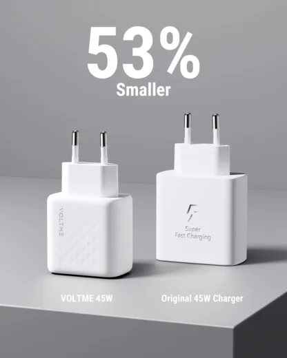 VOLTME USB Charger PD QC 3.0 Fast Charger Quick Charger PD 45W GaN Dual USB C Charger For iPhone Samsung S23 S21 Laptop Tablet - Image 14