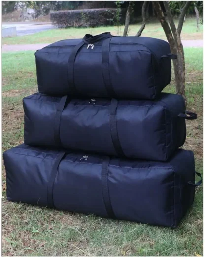 150L 100L 55L Travel Handbag Gym Bag Outdoor Men's Black Large Capacity Fitness Weekend Overnight Waterproof Sport Bags  X411D - Image 18