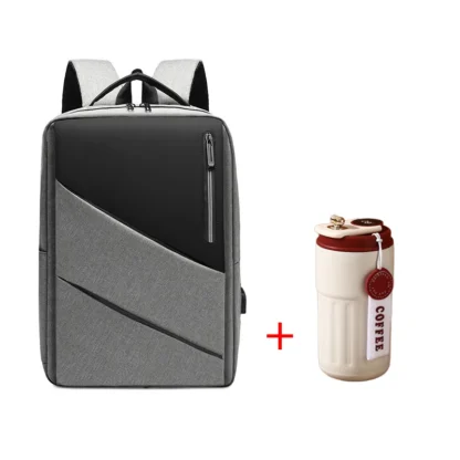 Mens Business Backpack Waterproof Laptop Bag Large Capacity Stylish Anti Theft Daypack for Work Office College Travel - Image 8