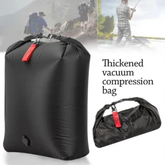 Reusable Vacuum Bags for Travel Waterproof Folding Vacuum Compression Bag Space Saver Dustproof Luggage Vacuum Storage Bag