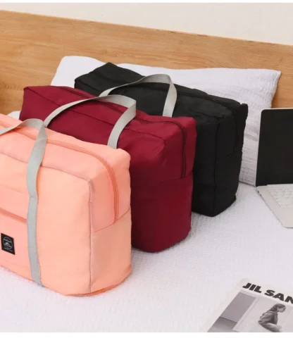 Luggage bag, travel tote bag, travel storage bag, large capacity shoulder bag, women's waterproof bag - Image 21