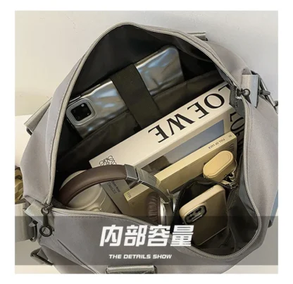 Large Capacity Oxford 2024 High Quality Travel Handbag Zipper Solid Trendy Casual Crossbody Bag Soft Versatile Popular Handbag - Image 17