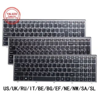 US/UK/RU/IT/BE/BG/EF/NE/NW/SA/SL English/Russian NEW Laptop Keyboard For Lenovo U510 U510-IFI Z710