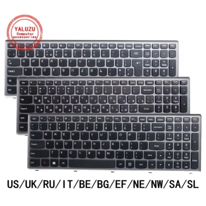 US/UK/RU/IT/BE/BG/EF/NE/NW/SA/SL English/Russian NEW Laptop Keyboard For Lenovo U510 U510-IFI Z710