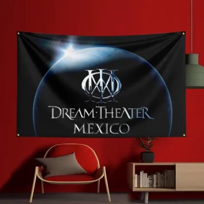 3x5 Ft Dream Theater Band Concert Flag Polyester Printed Flags Banner Tapestry for Room Garage Decor Concert Flag - Image 9
