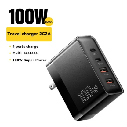 Essager 100W GaN USB Type C Caricabatterie PD QC Quick Charge 4.0 3.0 Type C Ricarica Rapida Per iPhone 14 13 12 Xiaomi Macbook - Image 7
