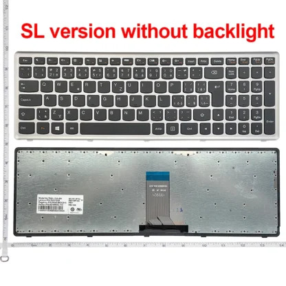 US/UK/RU/IT/BE/BG/EF/NE/NW/SA/SL English/Russian NEW Laptop Keyboard For Lenovo U510 U510-IFI Z710 - Image 13