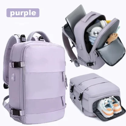 Buylor 40x25x20 Travel Backpack For Women Airplane Cabin Luggage Backpack Carry On 14inch Laptop Backpack Casual SchoolBackpack - Image 10