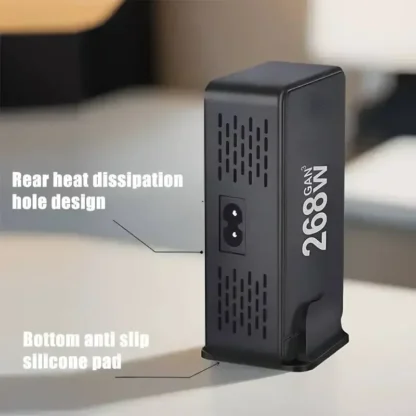 268W/240W GAN Gallium Nitride USB TypeC Multi-port Desktop Travel Charger With Power Adapter PD Charger Office Home Charger - Image 2