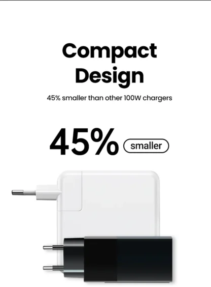 100W GaN Charger USB A Type C Fast Charge PD 4.0 3.0 Phone Tablet Charger For Samsung MacBook Laptop Xiaomi 16 With Quick Charge - Image 24
