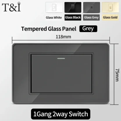 American Thai Standard 118*75mm USB Type-C 20W Fast Charging Power Outlet Smart 3A Socket Wall Light Switch Office Home Use 110V - Image 20