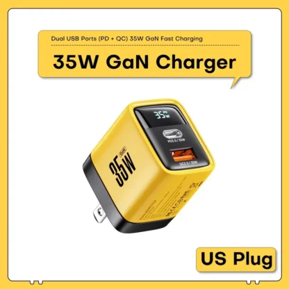 35W USB C Charger Gan Fast Charger Type C PD3.0 QC4.0 PPS Phone Quick Charger for IPhone 15 14 Pro Max Samsung S23 S22 Tablets - Image 10
