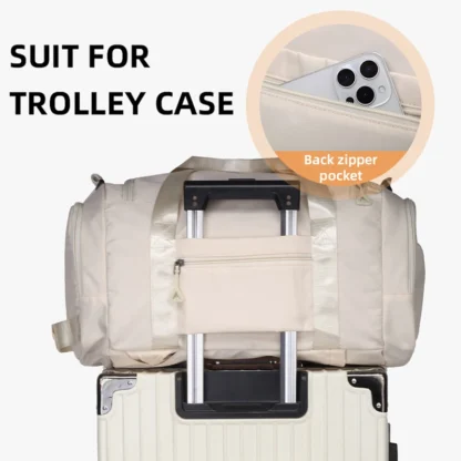 Travel Bag Male Female Large Hand Luggage Dry Wet with Shoes Compartment Fitness Gym Sport Bag Short-Distance Traveling Backpack - Image 4