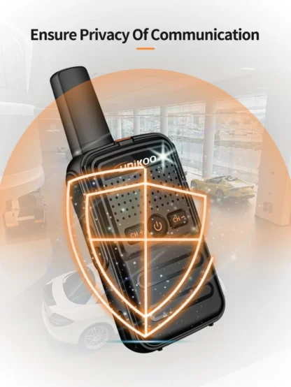 UNIKOO UK228 Walkie Talkie 2 pcs Mini Size Portable Handheld Radio Wireless Set Twol Way Radio Station Comunicador Transceiver - Image 14