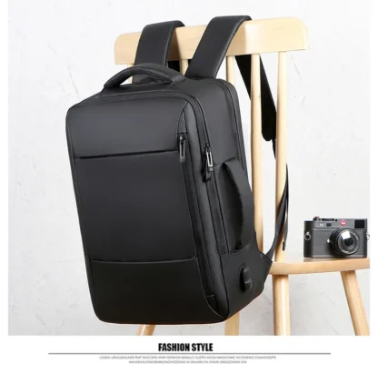 Men Large Capacity Backpack USB Charging Male Laptop Bagpack Waterproof Business Travel Back Pack Luggage Bag Mochila - Image 25