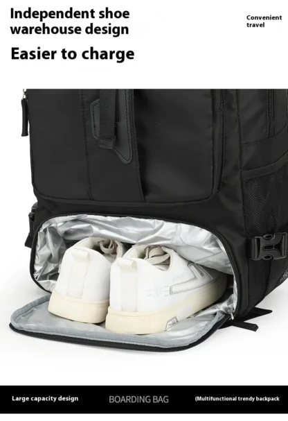 Large capacity men's backpack with high-end feel, travel backpack, sports outdoor luggage bag, mountain climbing bag, waterproof - Image 23