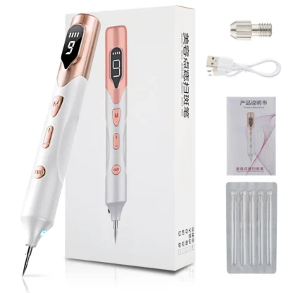 Laser Plasma Pen for Skin Tag Tattoo Removal Mole Black Dots Remover 9 Level LCD Laser Pen Facial Cleaning Beauty Care Tools - Image 12