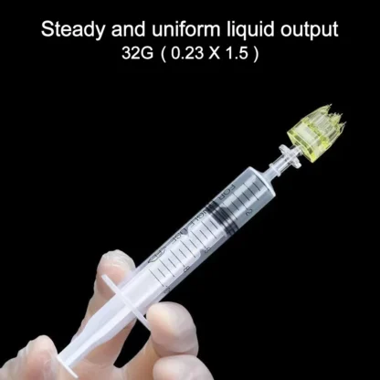 Korea 5pin Crystal Multi Needle Mesotherapy Cartridge Hand Injection Hydrating 32G 1.5 Hydra Injector Microneedle Skin Care - Image 14