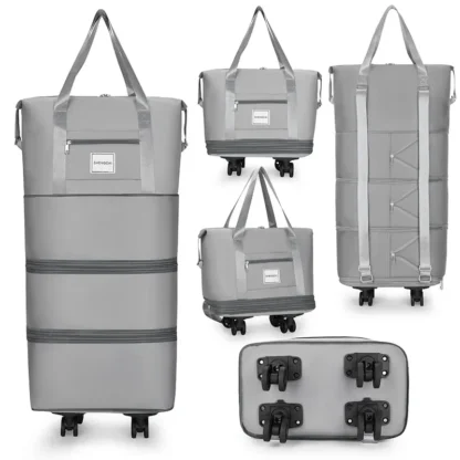 Travel bag, backpack large-capacity disassembly universal wheel storage bag, duffel bag portable multi-layer checked  with wheel - Image 6