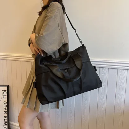Large Capacity Oxford 2024 High Quality Travel Handbag Zipper Solid Trendy Casual Crossbody Bag Soft Versatile Popular Handbag - Image 5