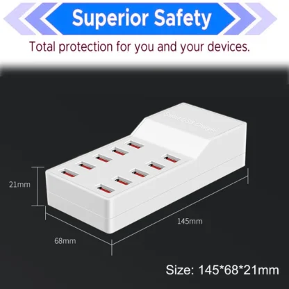 The 10-port 20-port usb charger is lightweight and designed to charge smartphones, tablets and other usb devices - Image 11
