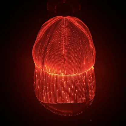 Fashion LED Light Fiber Optic Glowing Baseball Cap Bar Dance Glowing Hip Hop Couples Outdoor Wear Performance Props - Image 21
