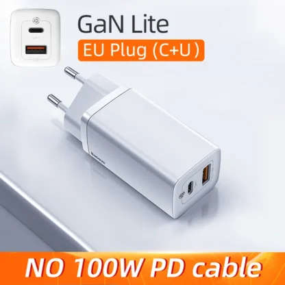 Baseus GaN 65W USB C Charger Quick Charge 4.0 3.0 QC4.0 QC PD3.0 PD USB-C Type C Fast USB Charger For iPhone 16 15 Pro MacBook - Image 9
