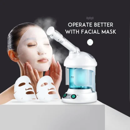 KSKIN Custom Hot Sale Face Mist Spray Portable Facial Steamer For Face Professional Ionic Facial Steamer - Image 4