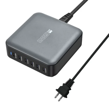 285W GaN Desktop Charger 8-port Type C PD Charger 3.0 Type C Portable Fast Phone Charger For Samsung Iphone16 15 - Image 11