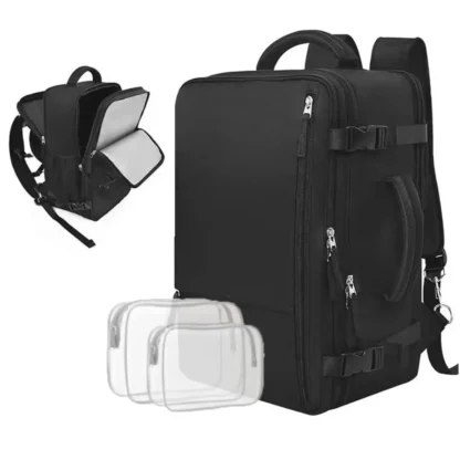 Cross border travel backpack, women's large capacity multifunctional backpack, male student backpack, travel - Image 9